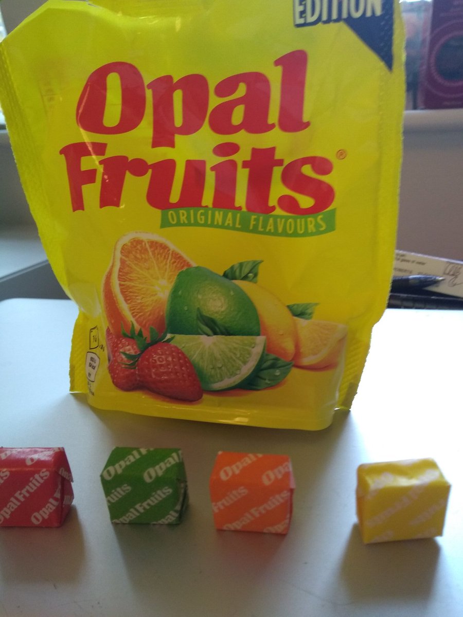 Opal Fruits. Ranked in order.