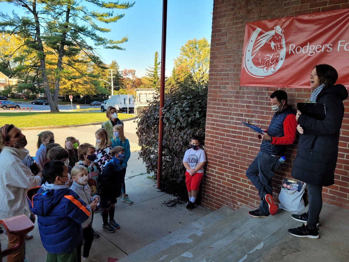 Green School is surveying our school yard to plan for spring tree planting. <a href="/missyfanshaw/">Missy Fanshaw</a> 
<a href="/RodgersForgeES/">Rodgers Forge</a>