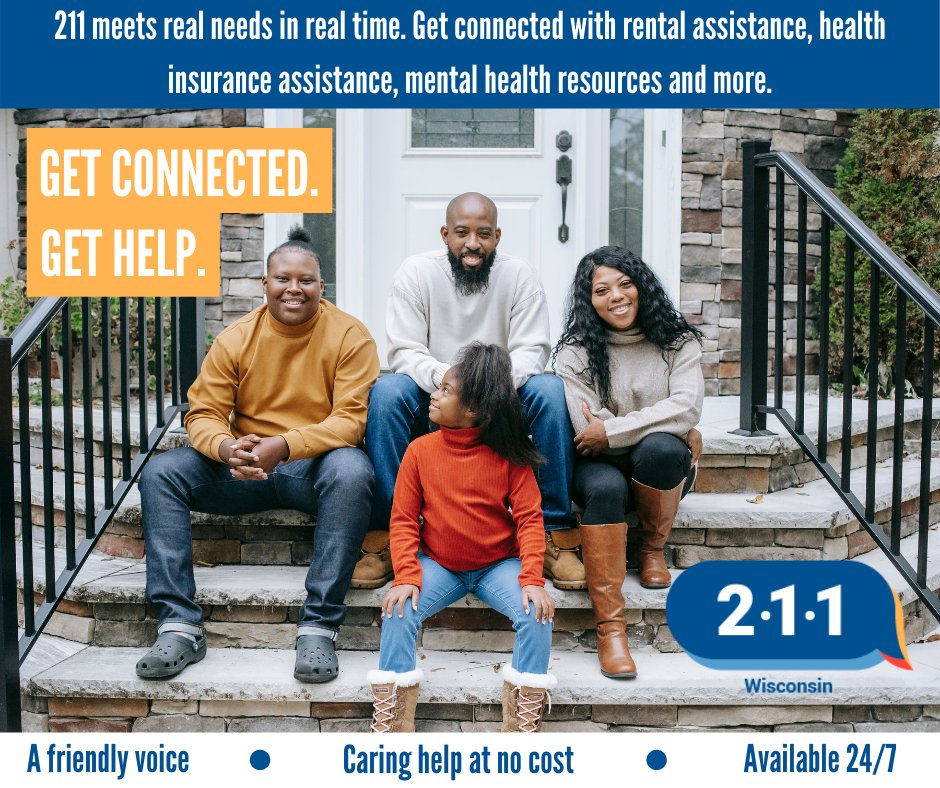 UnitedWaySCV's tweet photo. Need help navigating the world of health insurance? 211 is partnering with Covering Wisconsin to connect St. Croix Valley residents with local marketplace navigators. Call 211 (or 877-947-2211) to get connected today! https://t.co/Ftcjn5fCjL