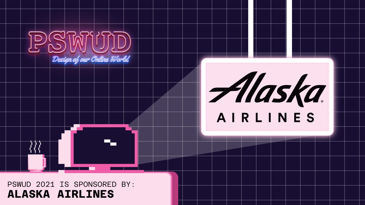 Thank you Alaska for sponsoring some nice swags for our attendees! Join us at PSWUD this Thursday!

pugetsoundwud.org

#pswud2021 #pswud #talkshow #Usability #UX #Design  #conference #tech #seattle #pugetsound #onlineworld #trust #ethics #integrity #techevent #technology