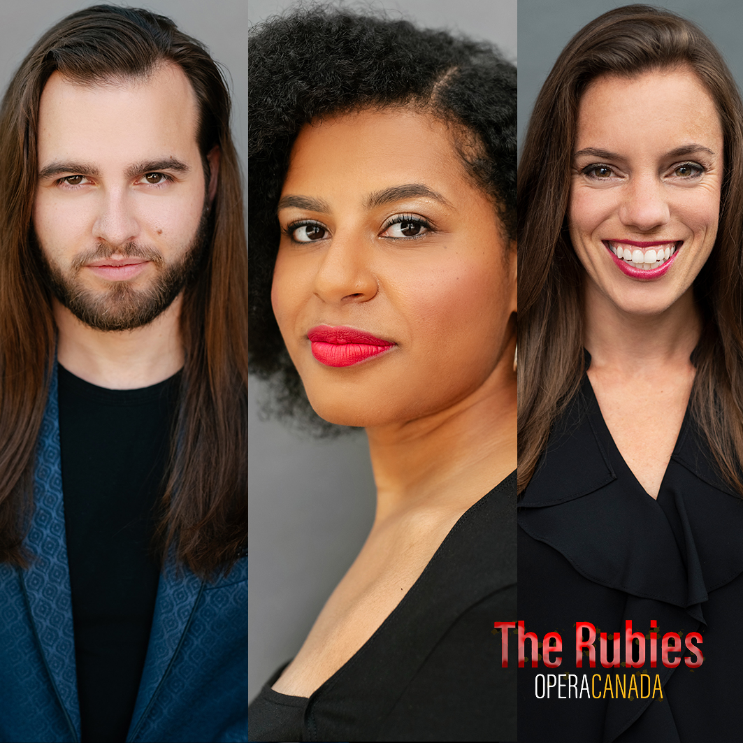 OperaCanada's tweet photo. New #Rubies2021 updates!

Three new performers: #COCEnsemble Studio members @Charliesings95 &amp; Alex Halliday, with Rachael Kerr on piano. Plus, our new venue: The Four Seasons Centre for the Performing Arts. Get tickets - link below!

https://t.co/WQp8WQhxIH

#Opera
#CanadianOpera https://t.co/uWGJG2UwCF