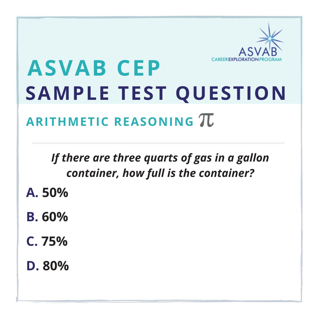 asvabcep's tweet photo. Ready for another #TestQuestionTuesday Pop Quiz?
Today's question will assess your arithmetic reasoning. Reply with your response! We'll share the correct answer this afternoon.
#ASVABCEP #OptionReady
___________________________ https://t.co/Kvphv09SXU