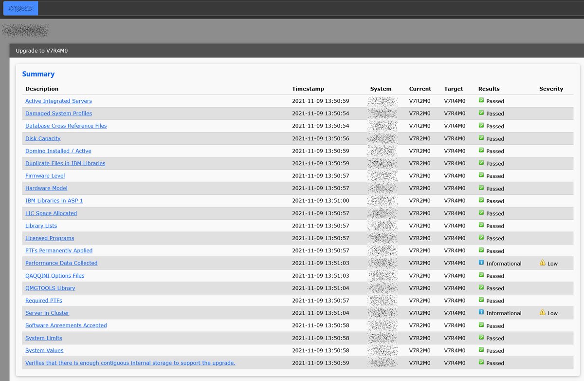 PowerSystems_i's tweet image. Une nouvelle version du PRe-Upgrade Verification tool (PRUV) est disponible depuis quelques jours.
Il s&apos;agit de la version 7.4.0.20211102.

Le design du rapport de vérification a été totalement modifié pour être plus lisible.

ibm.com/support/pages/…