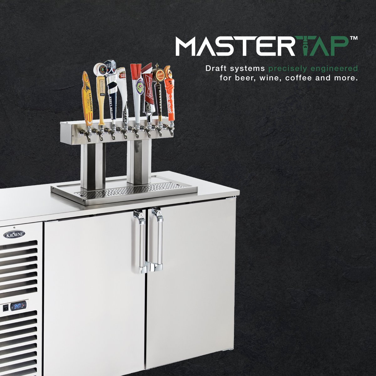 KrowneMetal's tweet image. A draft system precisely engineered for beer, wine, coffee and more. Master Tap™
 
#poweredbykrowne #mastertap #draftsystem #refrigeration