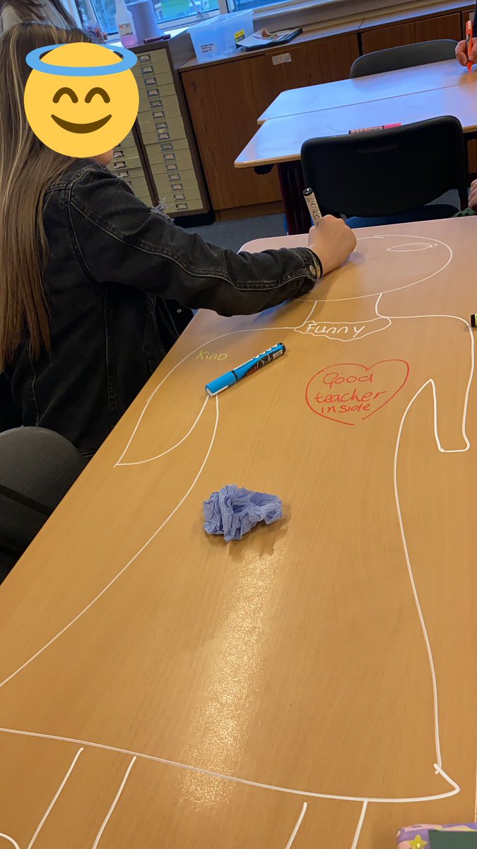 HWBKSS's tweet image. S1 health and well-being deciding what make a teacher good