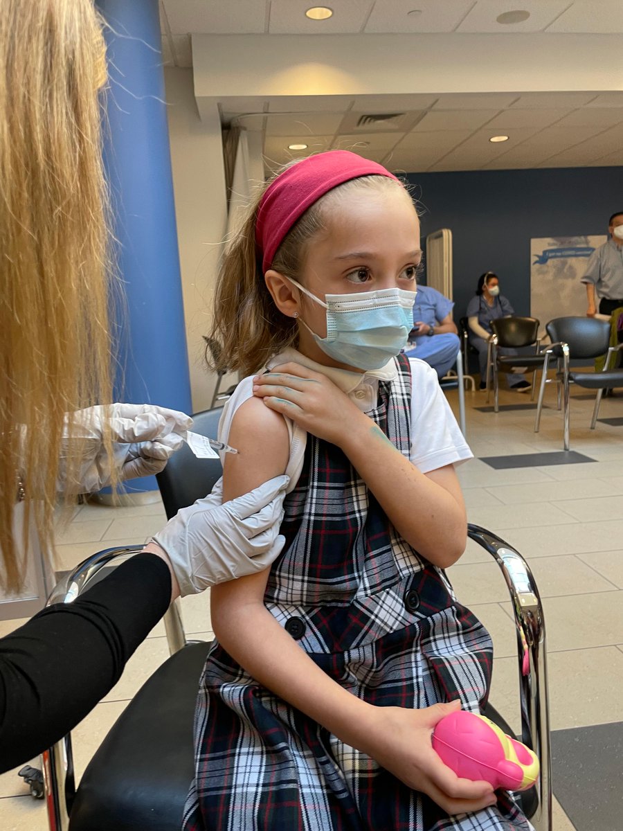 TuftsMedicalCtr's tweet photo. The #TuftsMC pediatric #COVID19 vaccine clinic is now open. Jack Leary, 10, Anya Leary, 7 and Connor Shirahama, 11, all from Waban were first to get vaccinated this morning. 

Walk-ins are welcome Monday to Friday 8 am - 5 pm. Learn more: https://t.co/m4TtWPFnjC https://t.co/wrD0LKl27l