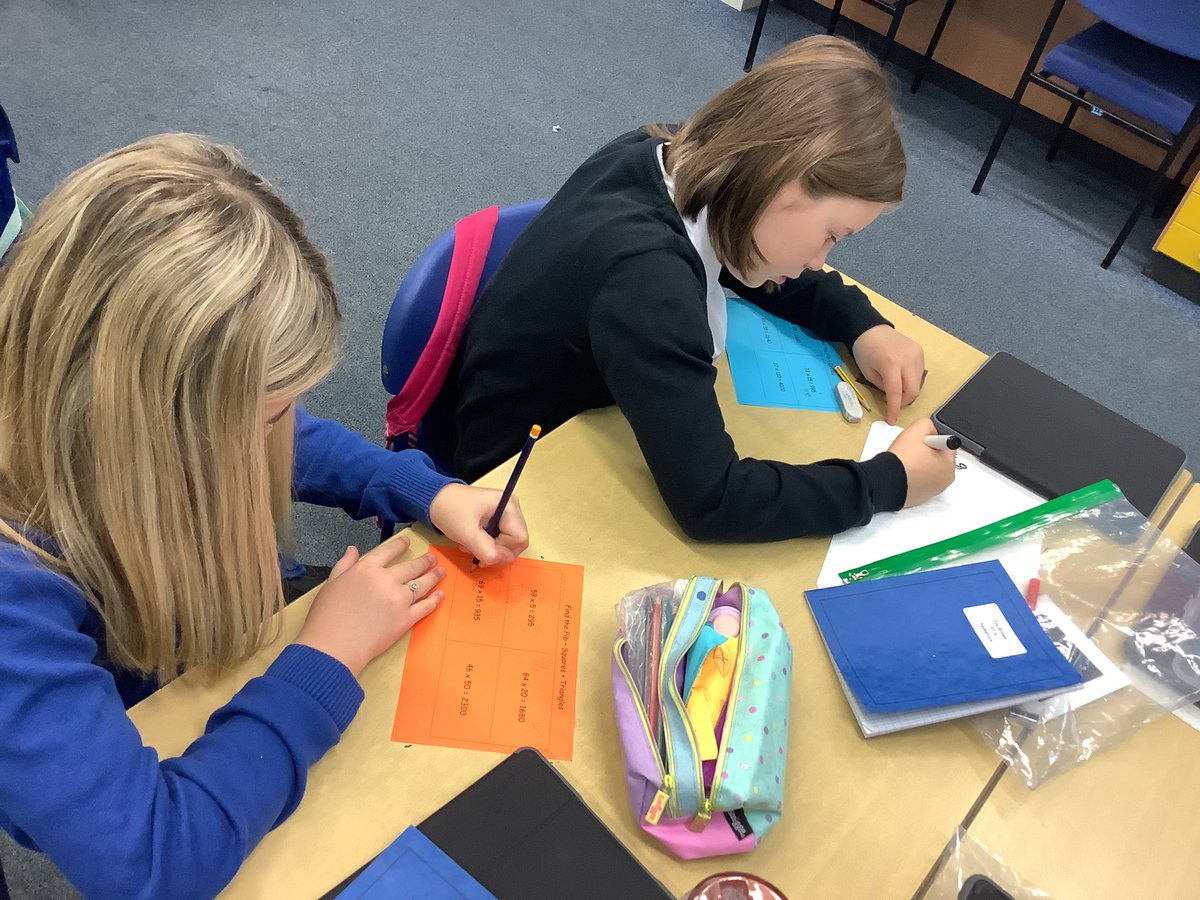 DeanburnPS_P3's tweet photo. Find the Fib using your knowledge of mental multiplication strategies! 🔎 #numeracy #multiplication #findthefib #workitout #cooperativelearning #talking #listening #problemsolving https://t.co/F10YQu95zq