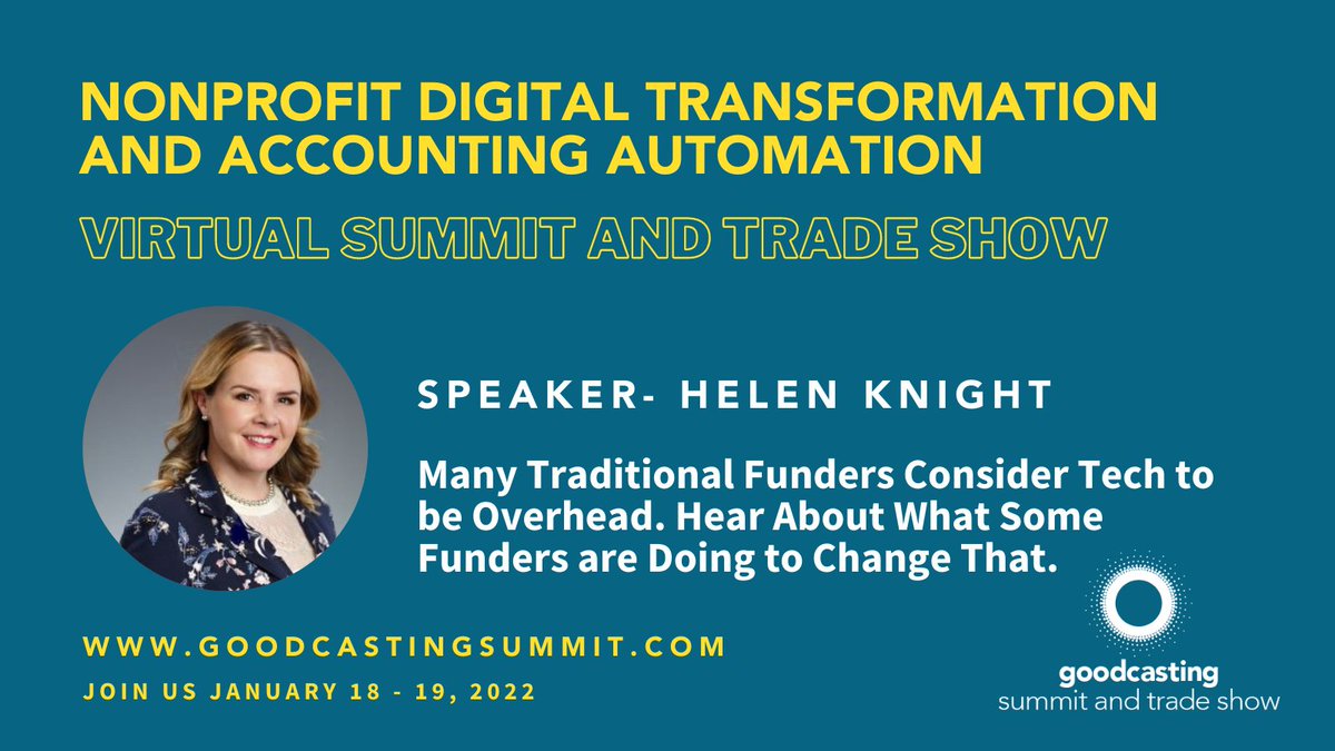 Goodcasting_'s tweet photo. "IT is ๏ผthe foundation๏ผ of your NFP, and it requires a healthy ecosystem to thrive, not quick fixes" Says @HelenWKnight
This concept presents a MAJOR shift in mindset for the nonprofit sector.
Learn more by attending https://t.co/16lpKhEHnn.
#Nonprofit
#GoodcastingSummit https://t.co/st8mXGumSg