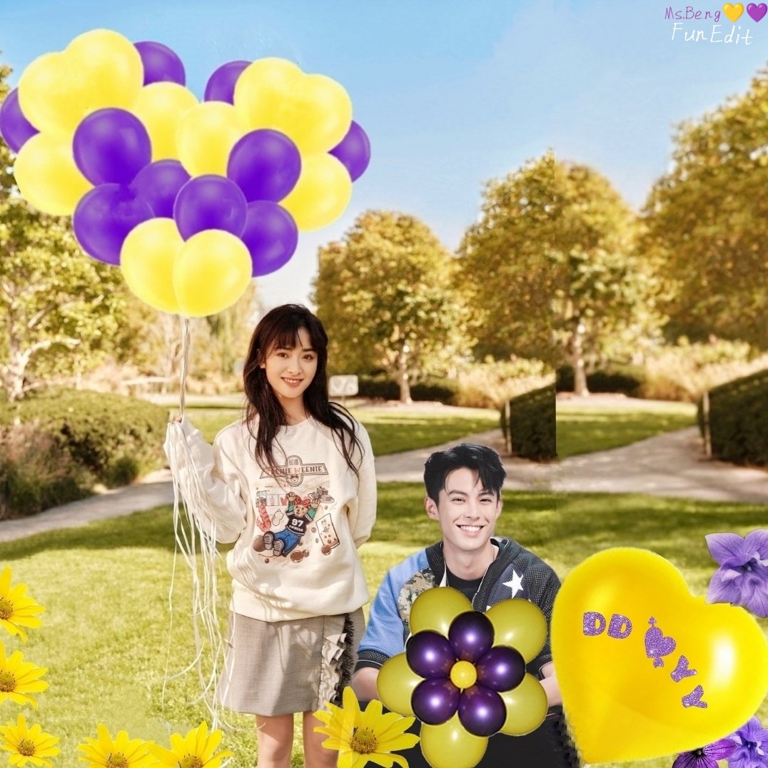MissBeng31's tweet photo. The best thing that ever happened to me is being with yue, knowing yue, loving yue! 💜💛 😘

#DiYue #YueDi 
#FunEdit 🤗 #FunCorner✌️
#ShenYue💘#WangHeDi https://t.co/XDlDZtCsGc