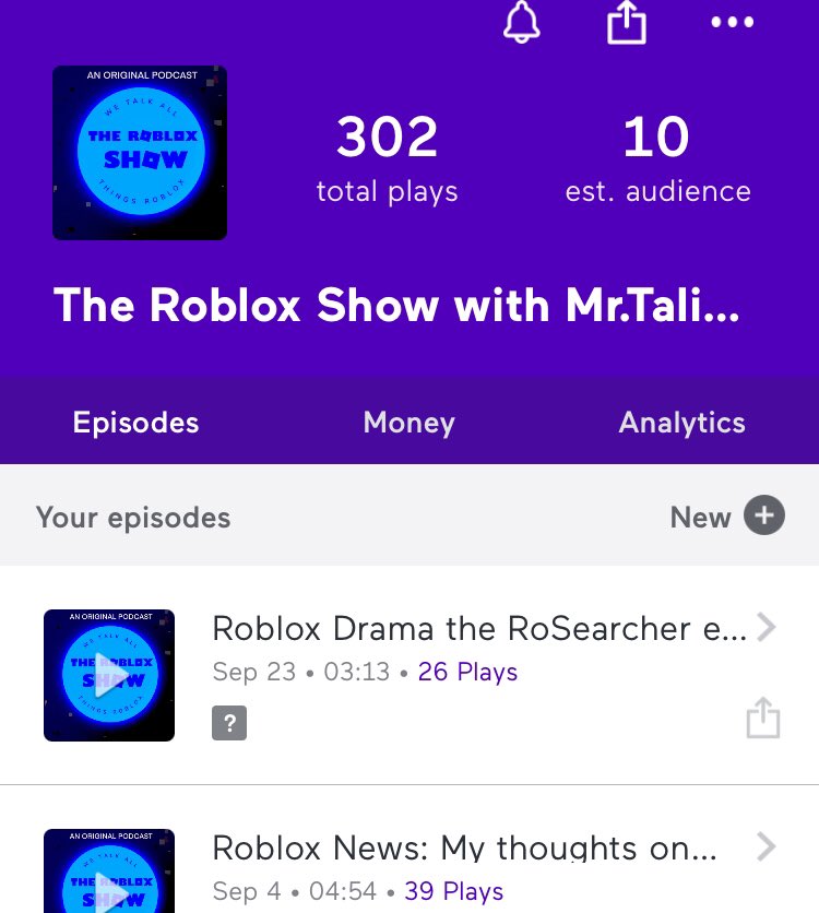 TheRoblox_Show's tweet photo. We’re growing like wild fire! #TheRobloxShow #podcast #roblox https://t.co/57Jnb3oa2W