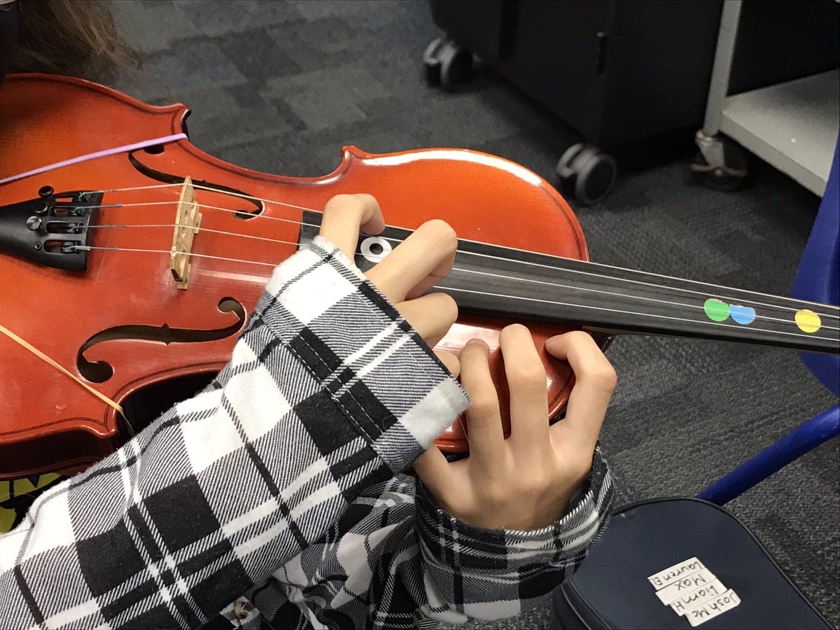 Music is back at Park Lawn! <a href="/tdsb/">Toronto District School Board</a> #bucketdrumming #violin