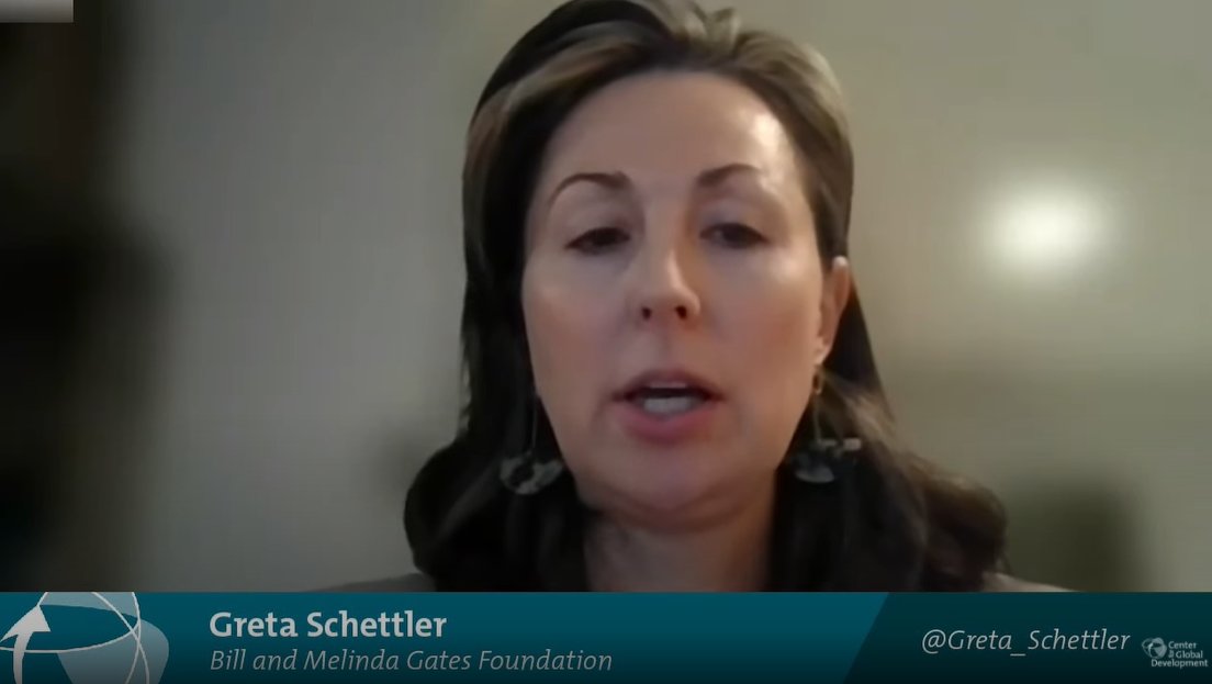 CGDev's tweet photo. "Cash, Care, and Data are 3 areas that if implemented correctly can have a great impact on improving gender equality in the development field." @Greta_Schettler, #BirdsallConference #CGDTalks https://t.co/WqD1XXQfoi