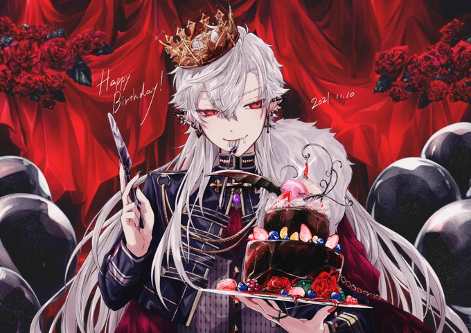 誕生日おめでとう～!!🍰💫
#KuzuArt #葛葉誕生祭2021 