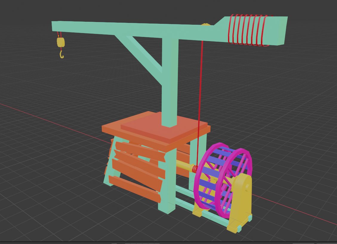 Elly_Atlas's tweet photo. How it's made - port crane

#Blender3D #3dmodelling  #freegame #freegames  #indiedev  #androidgame  #MobileGaming #rpg #openworld https://t.co/USUCUpv1fX