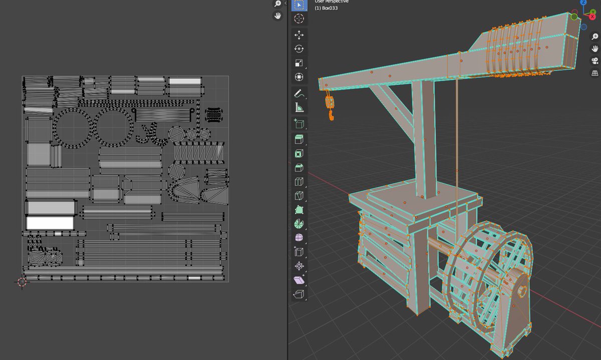 Elly_Atlas's tweet photo. How it's made - port crane

#Blender3D #3dmodelling  #freegame #freegames  #indiedev  #androidgame  #MobileGaming #rpg #openworld https://t.co/USUCUpv1fX