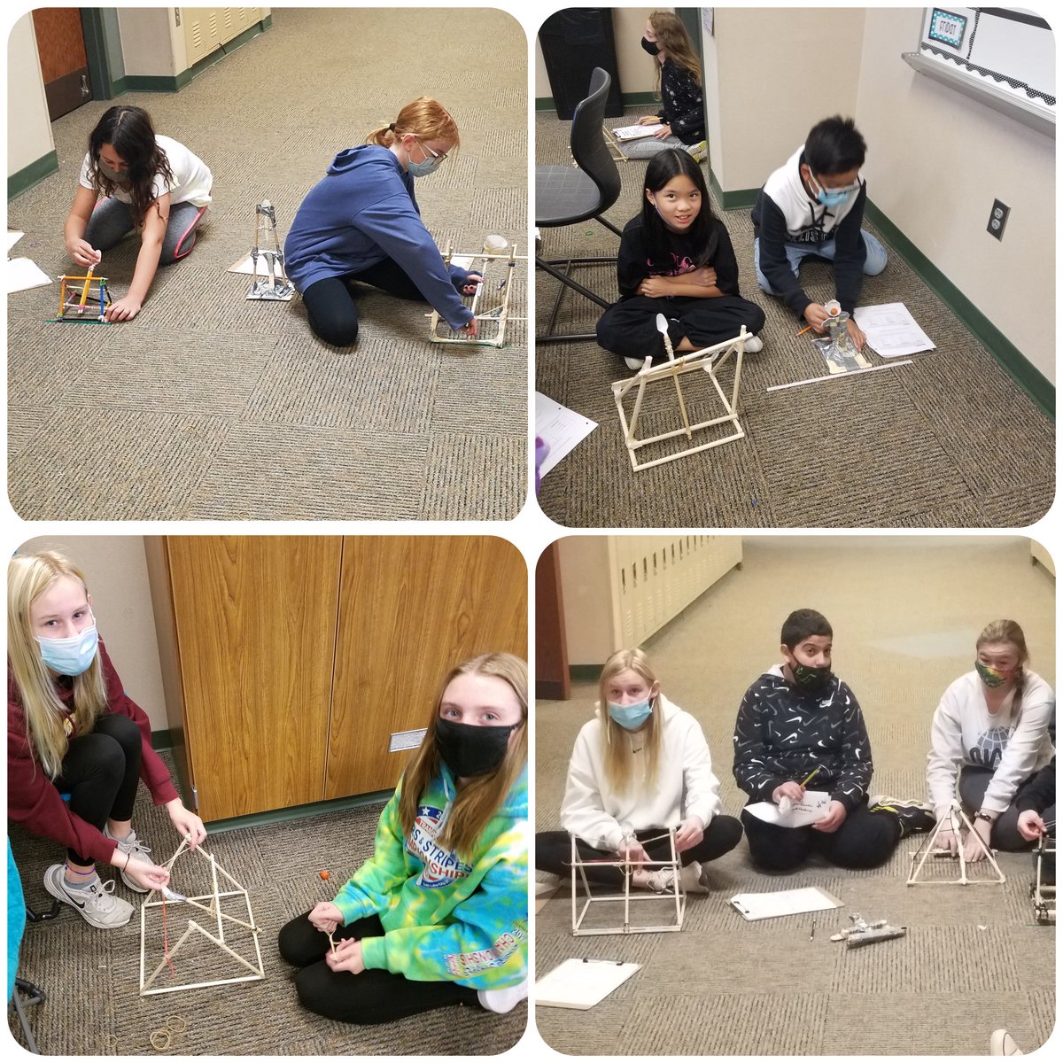 CmclarenC's tweet photo. Learning about energy transfer through the mini pumpkin chunkin' catapult challenge! #RSISTEM https://t.co/waCVE1biRg