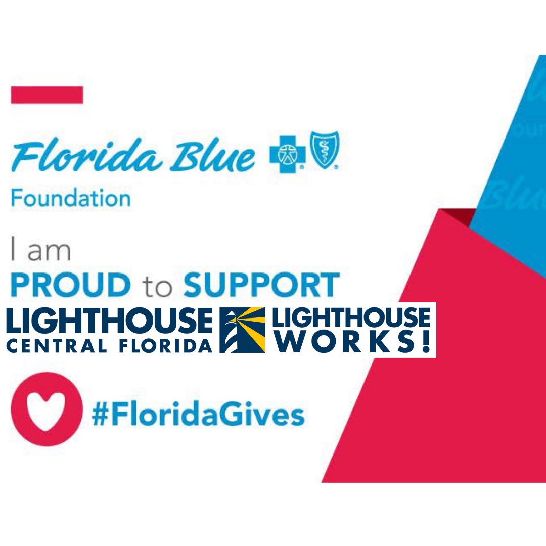 How can you help Lighthouse Central Florida enter to win $10,000 thanks to <a href="/FLBlue/">Florida Blue</a>?
Take a screenshot of this post or download it. Use the #FloridaGives and tag Florida Blue (<a href="/florida/">Joe</a>.blue and <a href="/FLBlue/">Florida Blue</a> on Twitter)
Show your support of LCFand help us increase our chances of winning