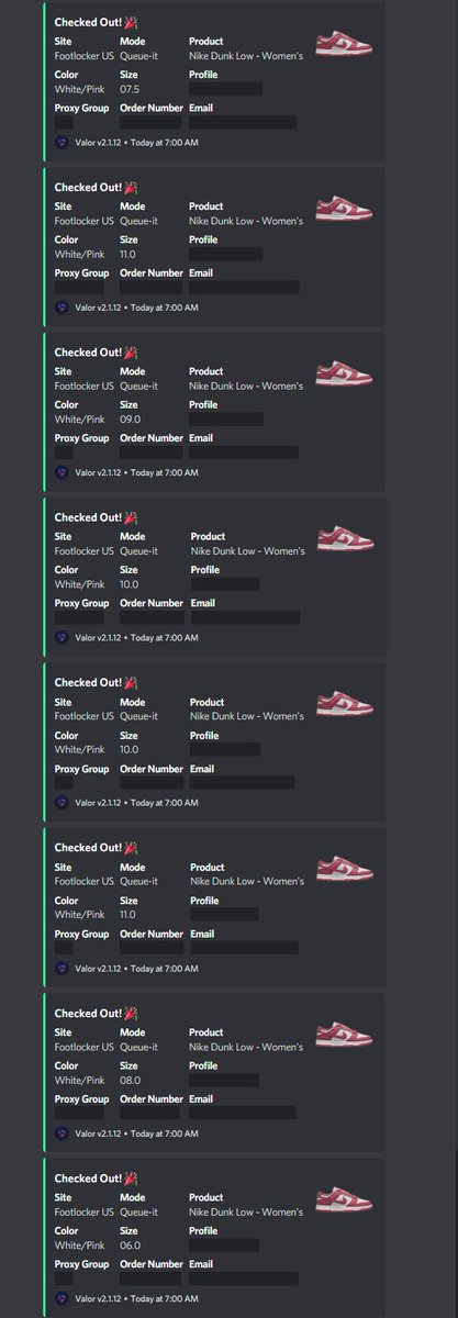 Instant 8 Clip for Breakfast this Morning.

Shoutout <a href="/SolaceNotify/">SolaceNotify</a> for the info as always and <a href="/ValorAIO/">Valor</a> for being the best foots bot.