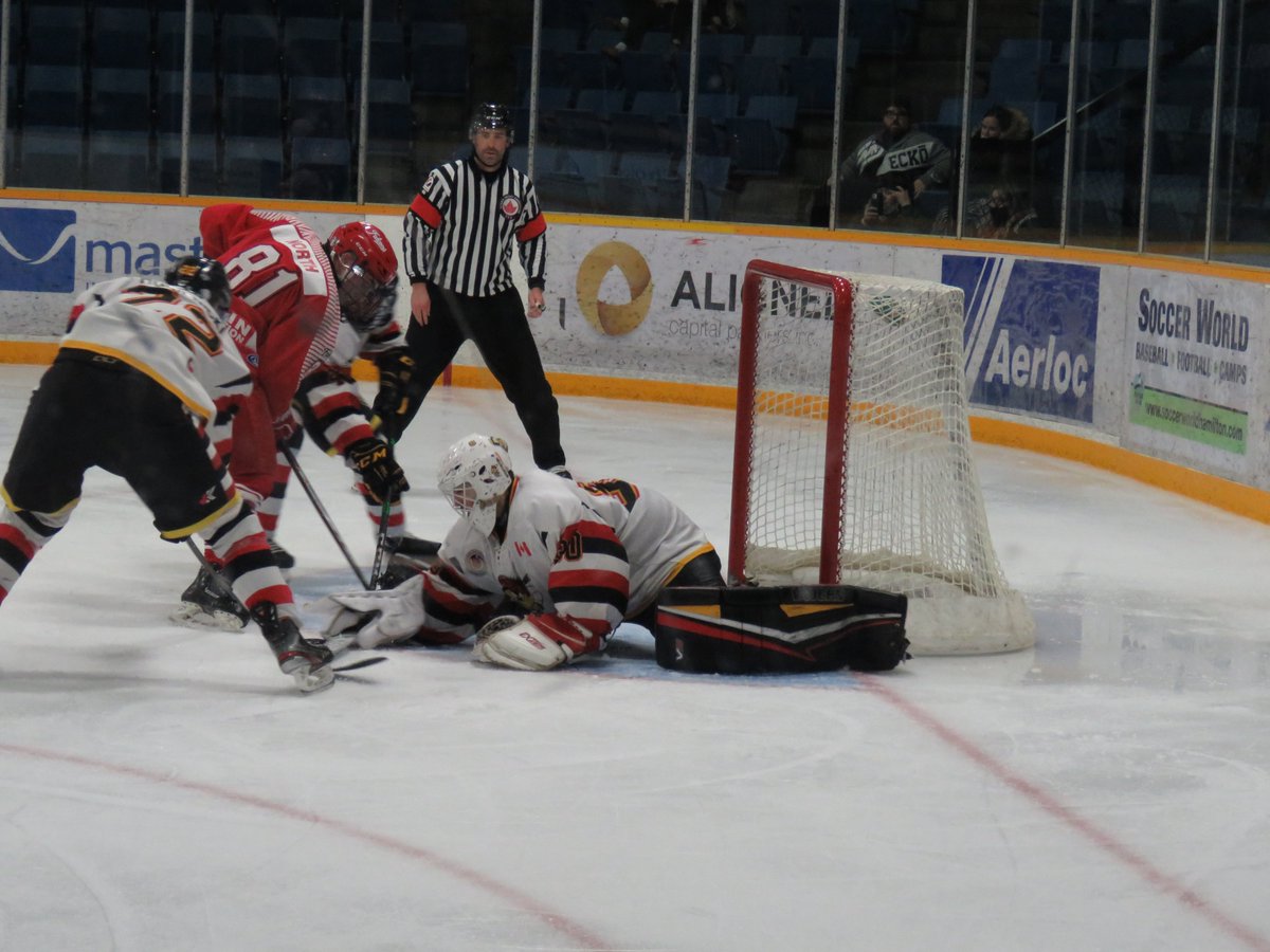 BruceIdeson1's tweet photo. @OHAhockey1 @GOJHL 
@StCathFalcons at @HamiltonKiltyBs Nov 8. @jaggernorth15 https://t.co/BbnU4IZ0Rr