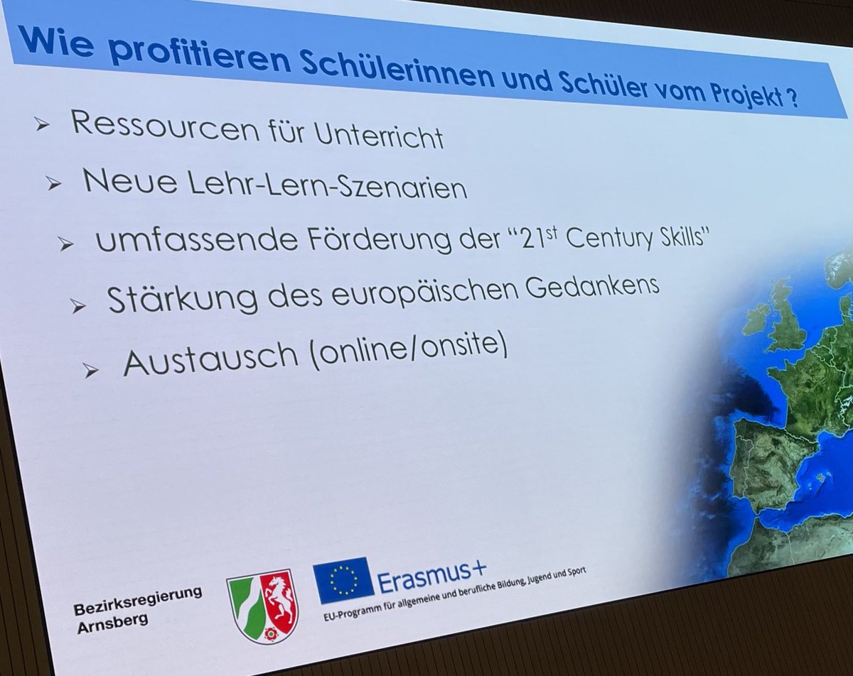 VogelArnsberg's tweet photo. Großes Interesse an
#Lehrkräftefortbildung als int. Schul- und Unterrichtsentwicklungsprojekt https://t.co/Yc8sG3Qjn3 @BezReg:Mit #ErasmusPlus Schule für 21. Jhdt. gestalten. Gelungene Kick-Off-Veranstaltung #EFFORTA.Dank an @kmkpad @Frau_Kap @DirkKolar https://t.co/jYhUmqR7oT