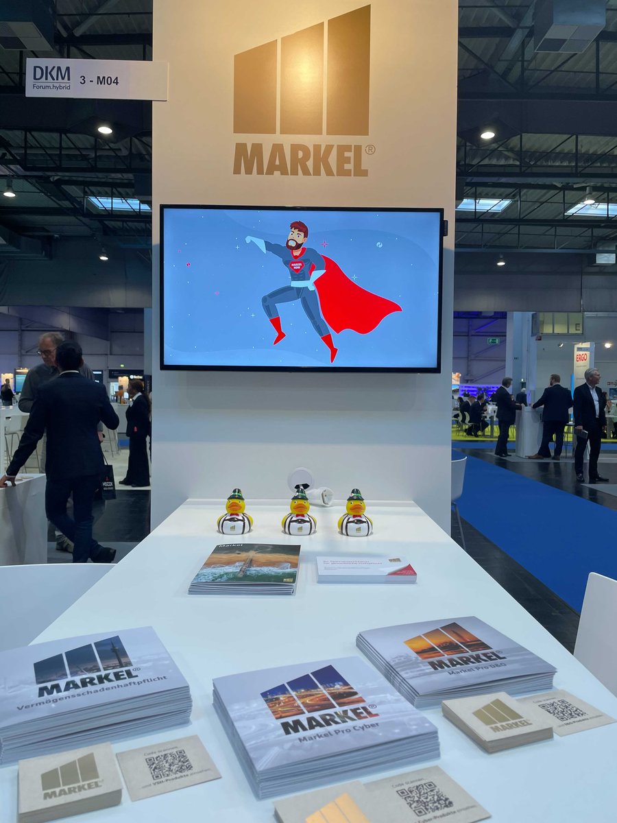 markel_ger's tweet photo. 💪 DKM 2021 Review "Forum hybrid" – das waren zwei erfolgreiche und aufregende Tage. Wir möchten uns nochmal bei allen Besuchern für die tollen Gespräche bedanken und freuen uns schon sehr auf die nächste DKM! https://t.co/nUcf63RoGz
