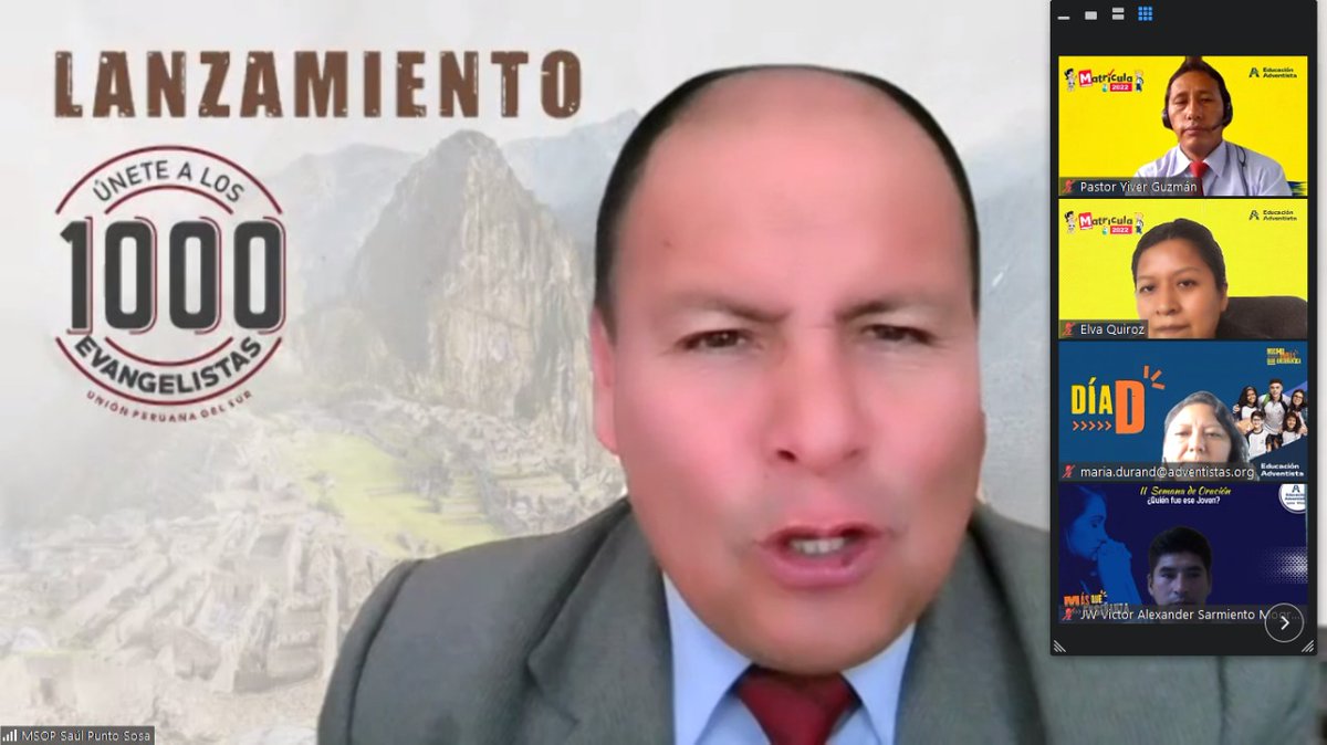 PYiver's tweet photo. Segunda semana de oración de secundaria titulado:  ¿quién fue ese joven?
Colegio adventista Jaime White
Orador: @saul_punto 
Principios para la juventud basados en la vida de José.
@prraulyaranga 
@dinobv 
@abelapazar https://t.co/iR7HDTjm4t
