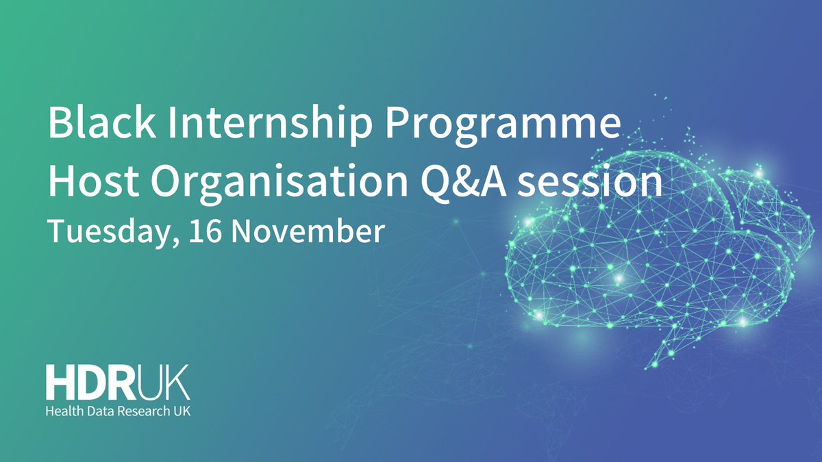 Health Data Research UK (HDR UK) tweet media