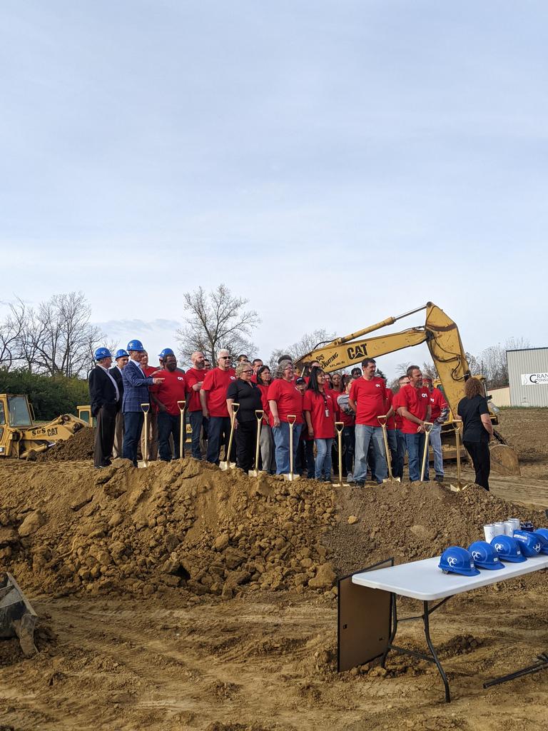 Celebrating the <a href="/CenturyMold/">Century Mold</a> groundbreaking in <a href="/MonroeOH/">Monroe, Ohio</a> with <a href="/GrowCincyUSA/">REDI Cincinnati</a> <a href="/monroeschools/">Monroe Schools</a> <a href="/CCC45227/">CCContracting</a> <a href="/IAmBSimmons/">Brandon Simmons</a>. $17M in investment and doubling the workforce!