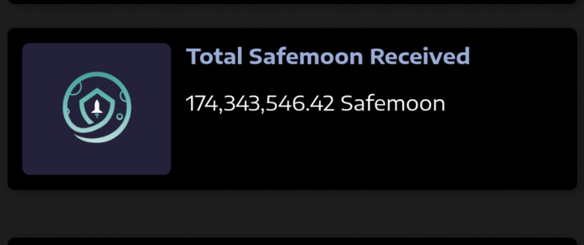 illeagleEth's tweet photo. Holy Safemoon Reflections 😍
All from holding @EnhanceToken
~$710 USD in #Safemoon sent straight to my wallet!
#SafemoonArmy #enhance #HODL
#EYB #OperationSES https://t.co/weU2xSn0Ht