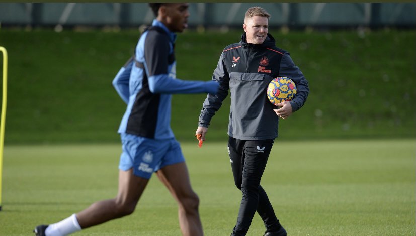 The gaffer! #nufc 🖤🤍