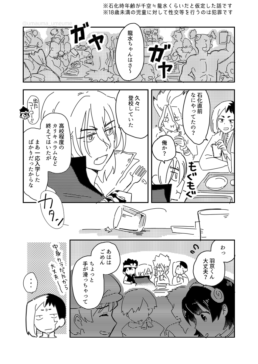 しくじり龍羽 ※年齢がせんくう≒りゅうすいだったらんの話です 