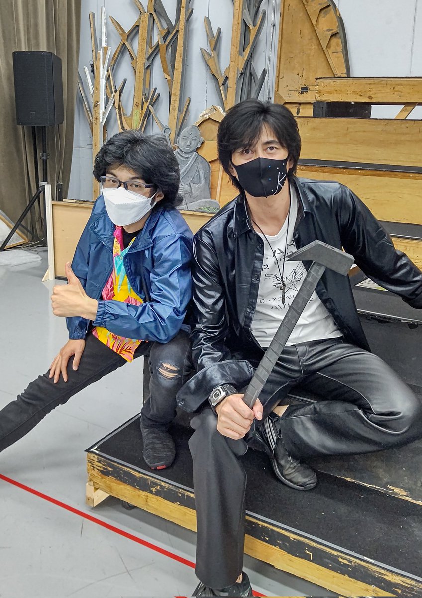 Y_Naoi_Paty's tweet photo. 場当たりが終わりついに明日は本番！！初日だ！！
楽しみな気持ちと緊張が入り交じってますね…
もし、当日いけるかも！みたいな方いたらDMくださいませ！
さぁ！いくぞ！劇団公文式！！
#ACファクトリー

11月11日～のご予約、配信購入はこちら↓
https://t.co/HF4tuskRvI https://t.co/J3teMnVUGx