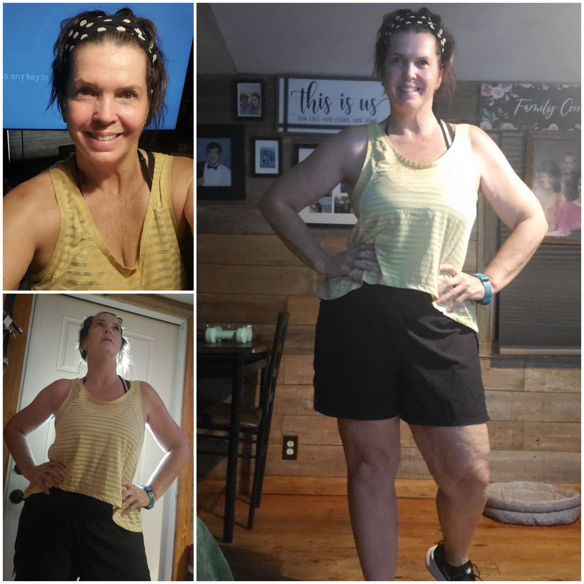 Mzkayc38's tweet photo. Why hello Tuesday I got in today's workout its mind over pain and I pushed through!  Have you gotten in your workout today we can and will do this. #Loveyourself #TuesdayFeeling #StrongMindset #GetStrongTogether 💪 https://t.co/1nJWs8PfFs