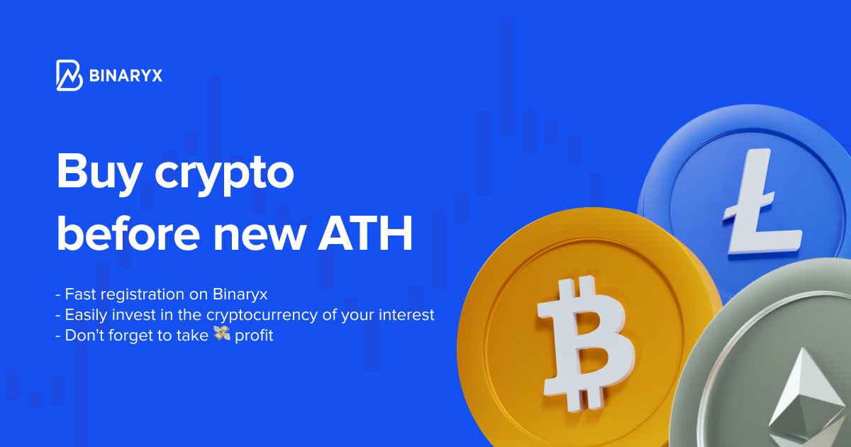 Binaryx_ru's tweet image. Новые ATH: $67 000 за Bitcoin(#BTC) и $4700 за Ethereum(#ETH).

- Регистрируйся на Binaryx в несколько кликов
- Легко инвестируй в популярные криптовалюты
- Не забывай фиксировать 💸 прибыль

Крипта всегда есть тут – binaryx.com