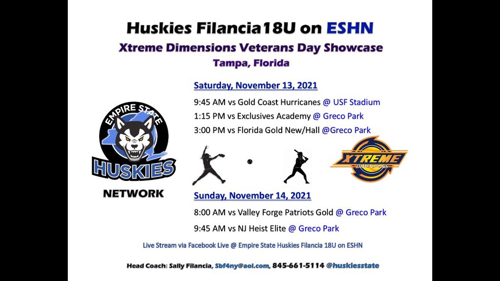 Isabella Annunziata (@isabellaannunz2) on Twitter photo Looking forward to getting on the field with <a href="/HuskiesState/">Empire State Huskies 18U Filancia</a> this weekend!!! <a href="/CornellSoftball/">Cornell Softball</a> <a href="/PCfriarsoftball/">Providence Softball</a> <a href="/JillKarwoski/">Jill Karwoski</a> <a href="/TaraTembey/">Tara Tembey</a> @Tampa_Softball <a href="/USFSoftball/">USF Softball</a> <a href="/tommytas15/">Tommy Santiago</a> <a href="/CULionsSoftball/">Columbia Softball</a> <a href="/JenTeague24/">Coach Teague (she/her)</a> <a href="/JaspersSoftball/">Manhattan University Softball</a> <a href="/CoachCat10/">Cat Clifford</a> <a href="/HoyaSoftball/">Georgetown Softball</a> @HoyasCoachPat <a href="/gabrielaelvina/">Gabriela Elvina</a> Looking forward to getting on the field with <a href="/HuskiesState/">Empire State Huskies 18U Filancia</a> this weekend!!! <a href="/CornellSoftball/">Cornell Softball</a> <a href="/PCfriarsoftball/">Providence Softball</a> <a href="/JillKarwoski/">Jill Karwoski</a> <a href="/TaraTembey/">Tara Tembey</a> @Tampa_Softball <a href="/USFSoftball/">USF Softball</a> <a href="/tommytas15/">Tommy Santiago</a> <a href="/CULionsSoftball/">Columbia Softball</a> <a href="/JenTeague24/">Coach Teague (she/her)</a> <a href="/JaspersSoftball/">Manhattan University Softball</a> <a href="/CoachCat10/">Cat Clifford</a> <a href="/HoyaSoftball/">Georgetown Softball</a> @HoyasCoachPat <a href="/gabrielaelvina/">Gabriela Elvina</a>