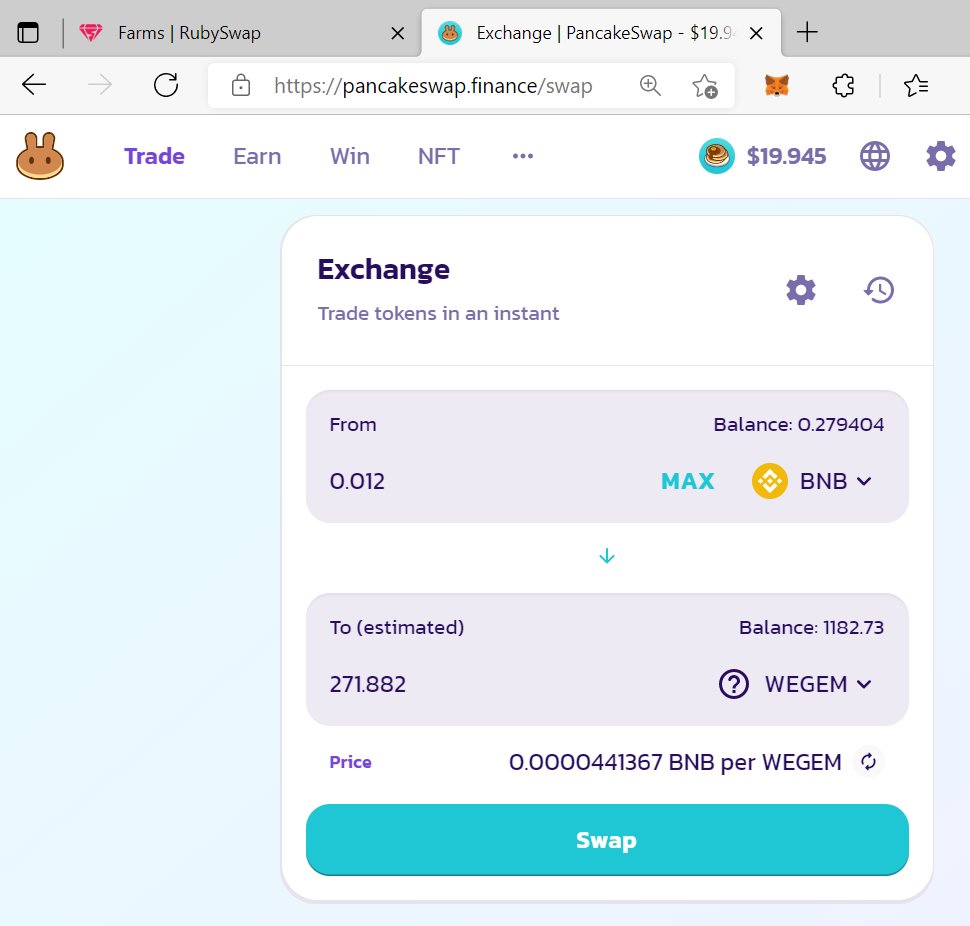 os03se's tweet photo. friendly reminder that #EGEM (#WEGEM) is on @PancakeSwap and @RubyswapFinance at the same time 😀♥️💎♦️🚀#BNB $TUSD https://t.co/76me97YsF8
@ETHERGEMCOIN https://t.co/q2LE2tOHat