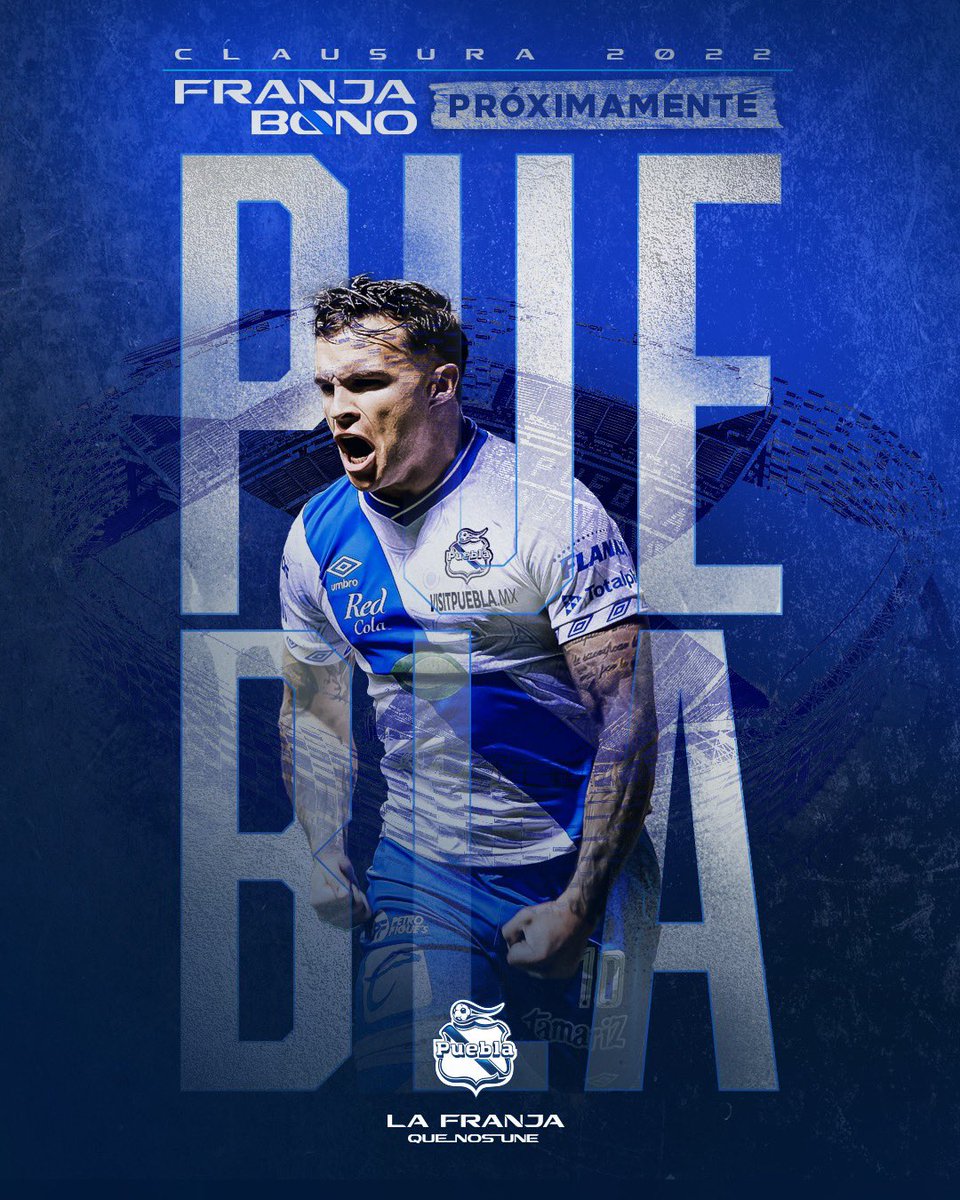 ClubPueblaMX's tweet photo. ¿Comprar el Franjabono para el Clausura 2022 con en El Buen Fin? 🤨

Compra el Franjabono para el Clausura 2022 en El Buen Fin 🤩

Y 200 RTs si quieres que te dé un DESCUENTAZO para el partido de Repechaje 🐐

#LaFranjaQueNosUne🎽 https://t.co/JTj6927PHD