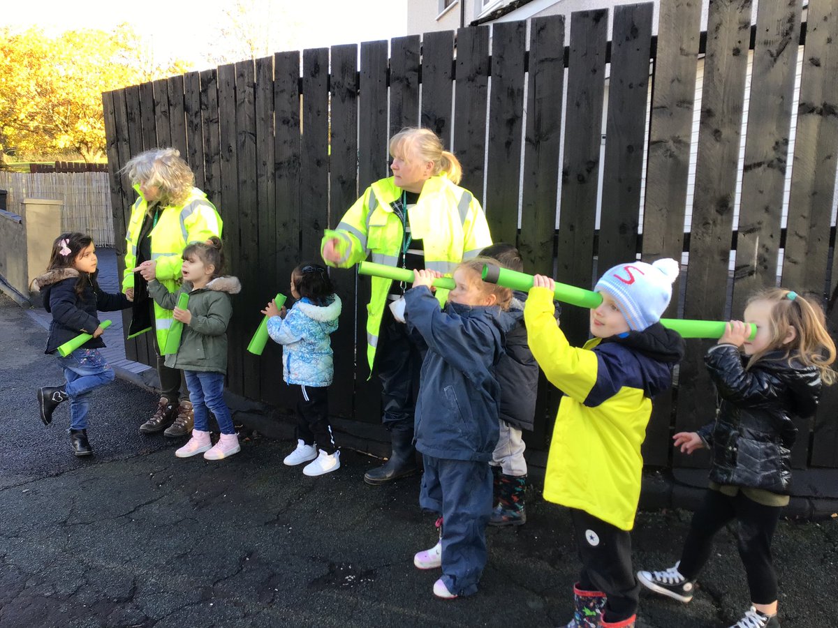 Caldercuilt's tweet photo. Today we went on a local walk with our “eco scopes”to look for Solar panels! #cncloveslearning@COP26@GIC https://t.co/E8f2asLrj9