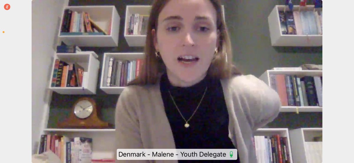 Denmark_UN's tweet photo. 🗣️ #DK4Youth

Right now, we are in the final stage of the #YouthResolution negotiations, &amp; 🇩🇰 @DKyouthdelegate @MaleneBentsen keeps insisting on language on #SGBV, multiple &amp; intersecting forms of discrimination &amp; meaningful participation of young persons in decision-making 💪 https://t.co/Ha9zNEm8lj