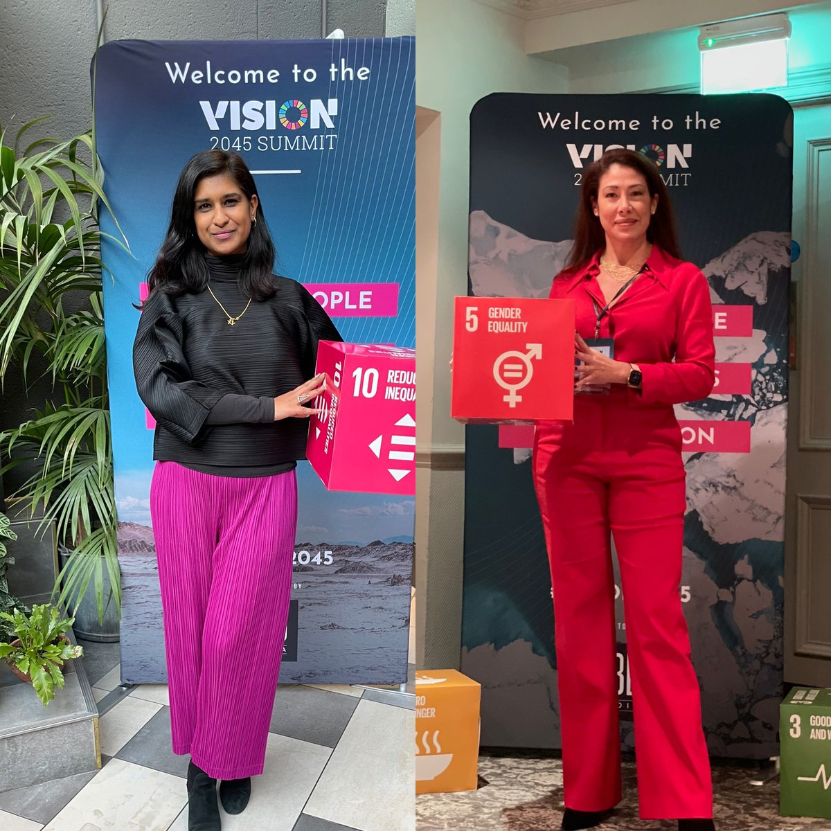 Take the hint! WWG is here to be heard. Our Founder and CEO @Manjula_Lee and our Business Development Director @GiovannaJagger are at the #Vision2045 Summit. #SDGs #ReducedInequalities #GenderEquality #femaleleaders #COP26