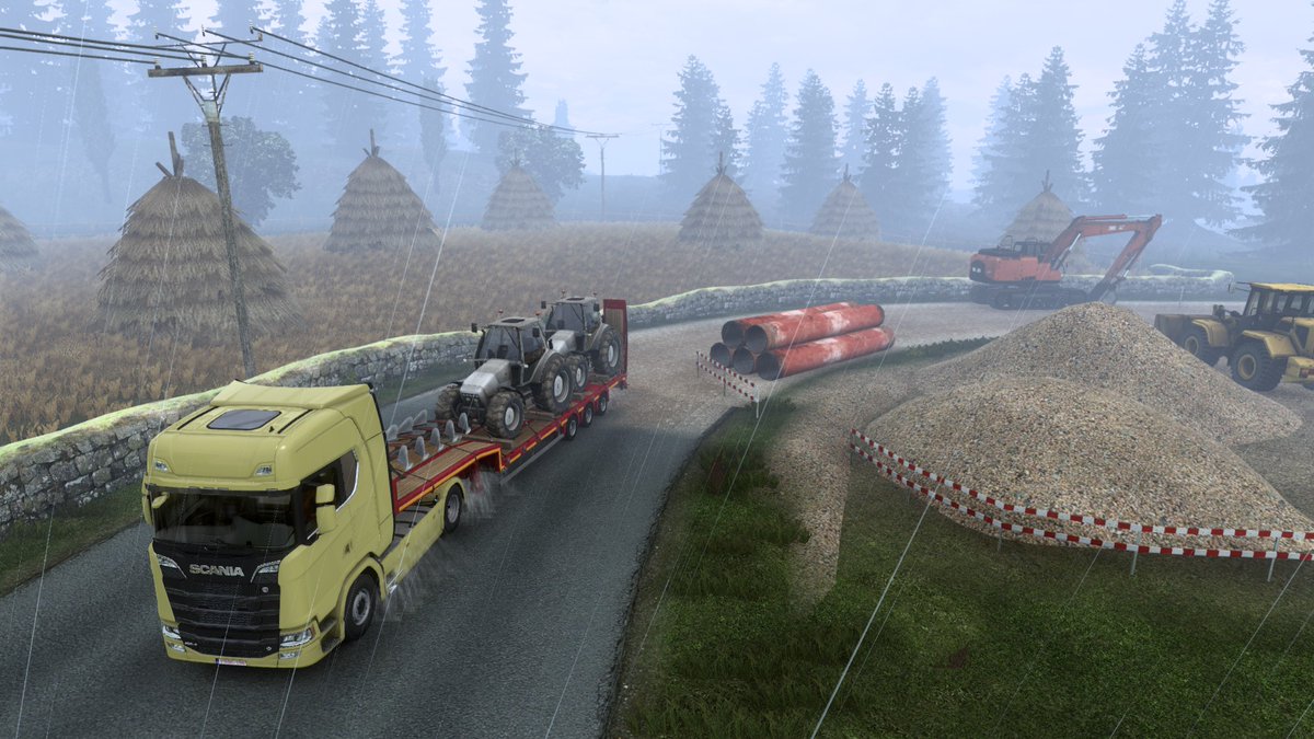 NeonGPLogistics's tweet photo. Two tractors for eAcres - Brussels, Belgium.
#EuroTruckSimulator2 #WorldofTrucks #BestCommunityEver #VirtualPhotography #LogisticsPhotography https://t.co/c5Jap2R7OH