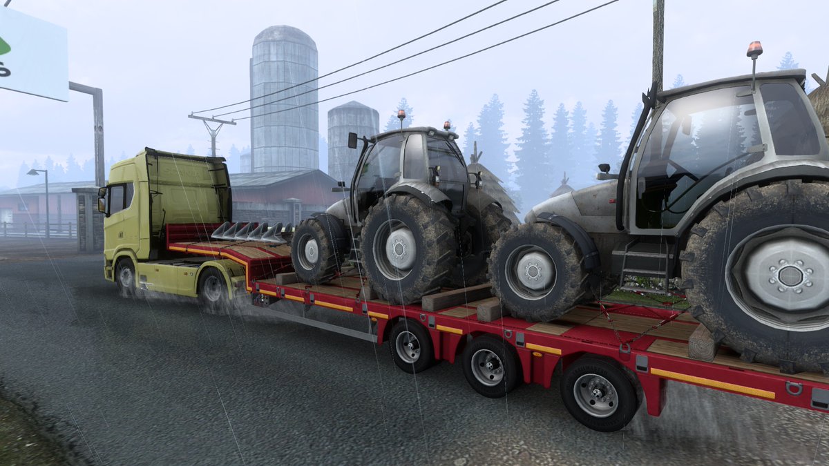 NeonGPLogistics's tweet photo. Two tractors for eAcres - Brussels, Belgium.
#EuroTruckSimulator2 #WorldofTrucks #BestCommunityEver #VirtualPhotography #LogisticsPhotography https://t.co/c5Jap2R7OH