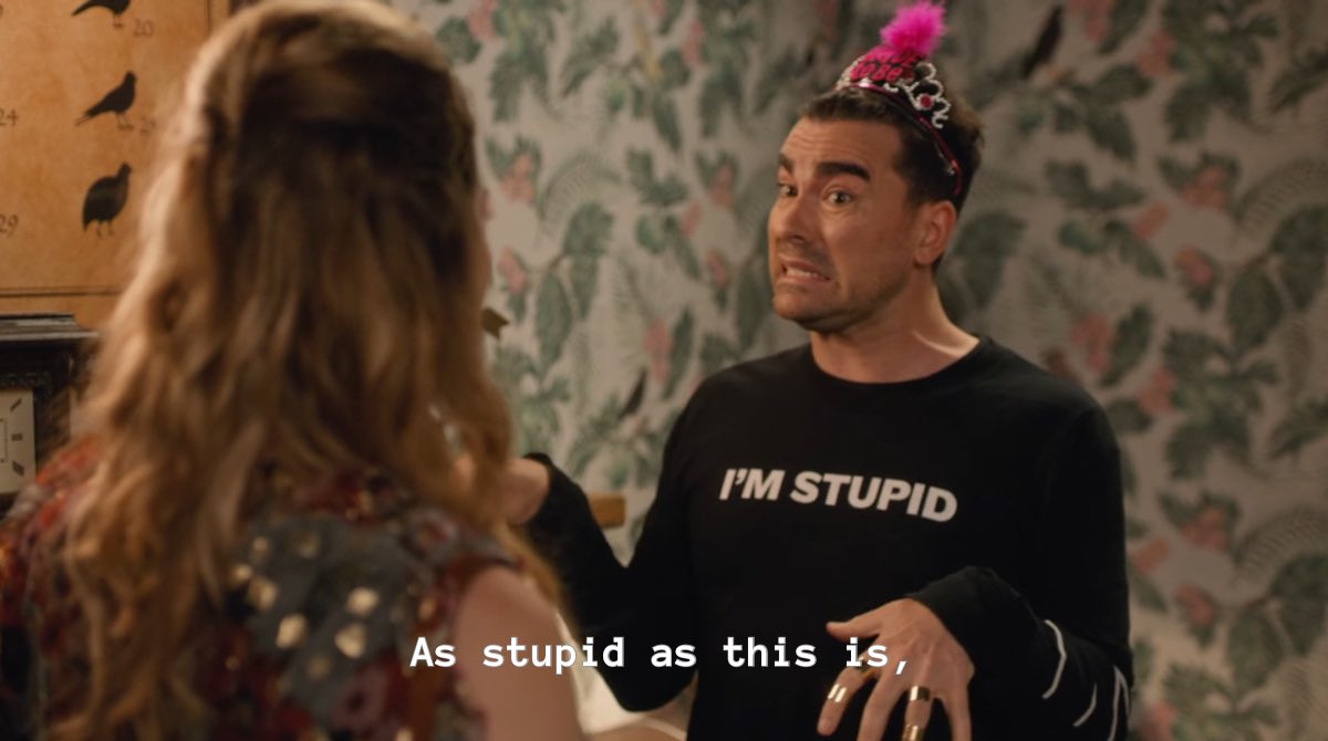 out of context schitt’s creek tweet media