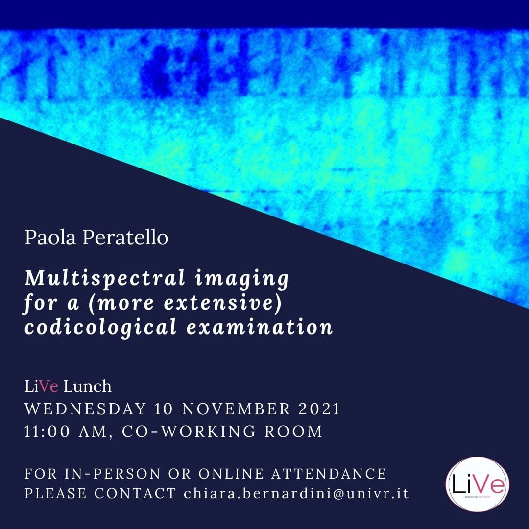 paolaperat's tweet photo. 📢 Are you interested in #multispectralimaging or are you working with it? I'd be very much interested in your feedback! Tomorrow I'm presenting how I'm using VideometerLab2 #software for analysing some pictures I've taken from #CodexRunicus.
Further info below 👇 https://t.co/KYVEvNO3Ru