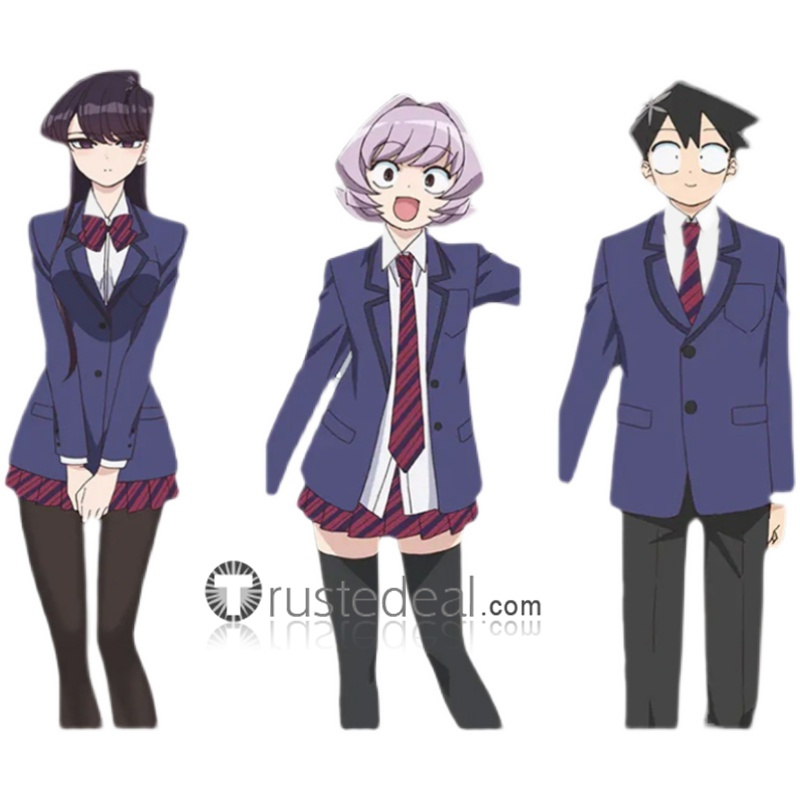 Komi-san wa Comyushou desu Komi Can't Communicate Komi Shouko Osana Najimi  Bluish Purple Cosplay