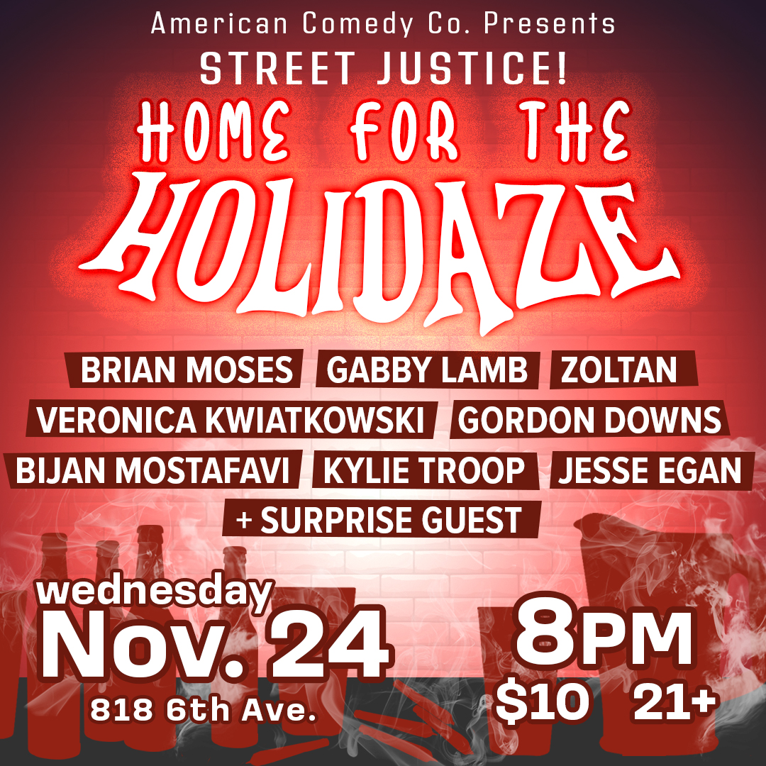 americancomco's tweet photo. COMING SOON! WEDNESDAY NOVEMBER 24! 
STREET JUSTICE! Home For The Holidaze! https://t.co/44uG3QmCCB https://t.co/fnm8WKd5SK