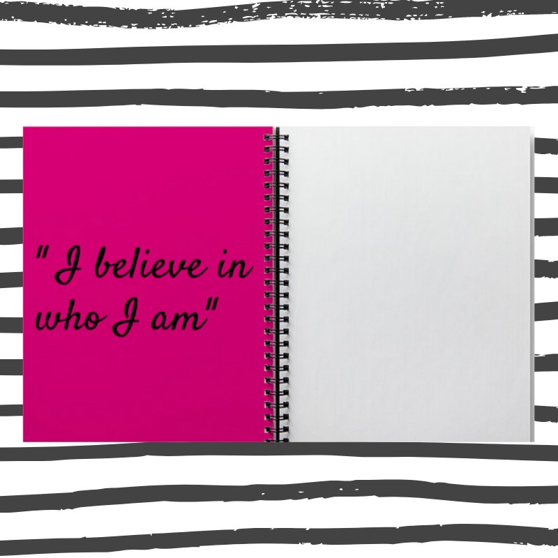 'I believe in who I am' ⠀⠀⠀⠀⠀⠀⠀⠀⠀
⠀⠀⠀⠀⠀⠀⠀⠀⠀
#blackandexxtraordinarydesigns⠀⠀⠀⠀⠀⠀⠀⠀⠀⠀
#blackbooks #stationarylover #dailyplanning #wellnessjourney #mentalhealth #positiveaffirmations #customjournals #customplanners #SmallBusiness