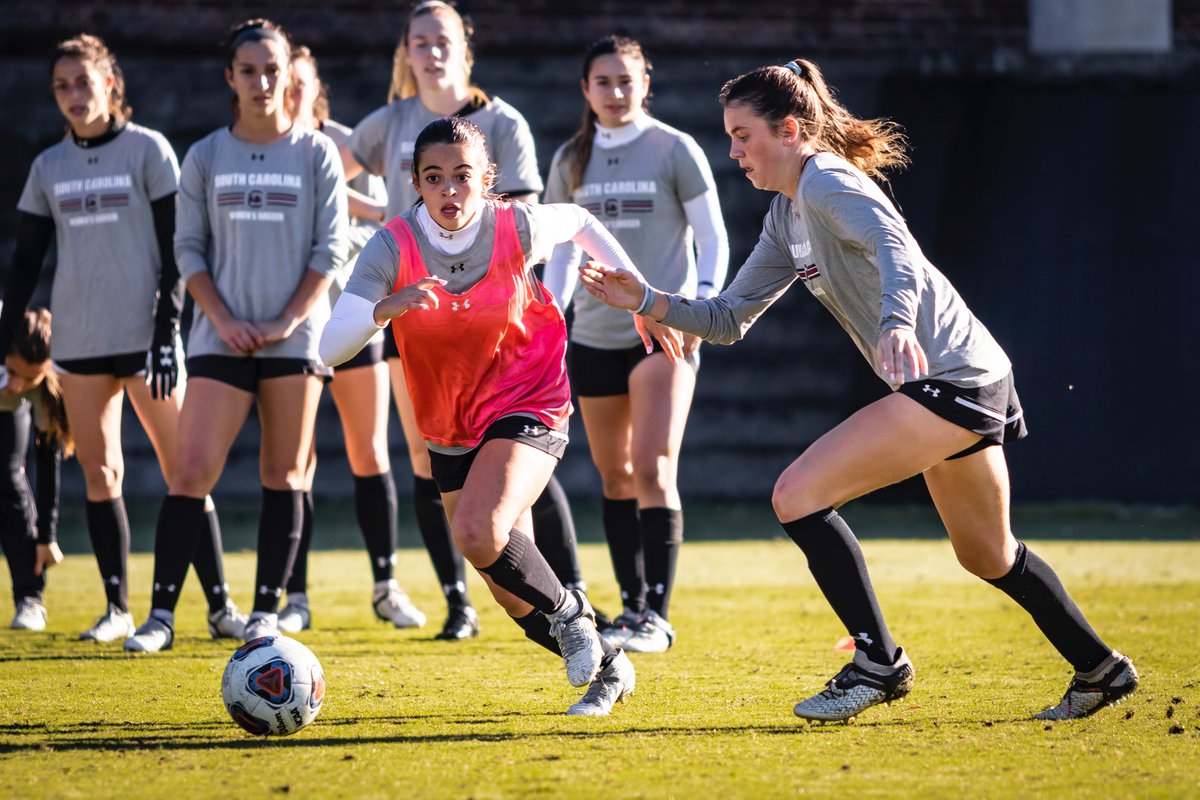 NCAASoccer's tweet photo. Back in the lab. ⚗️🧪

#NCAASoccer x 📸 @GamecockWSoccer 
https://t.co/qLkOhBv6Yb