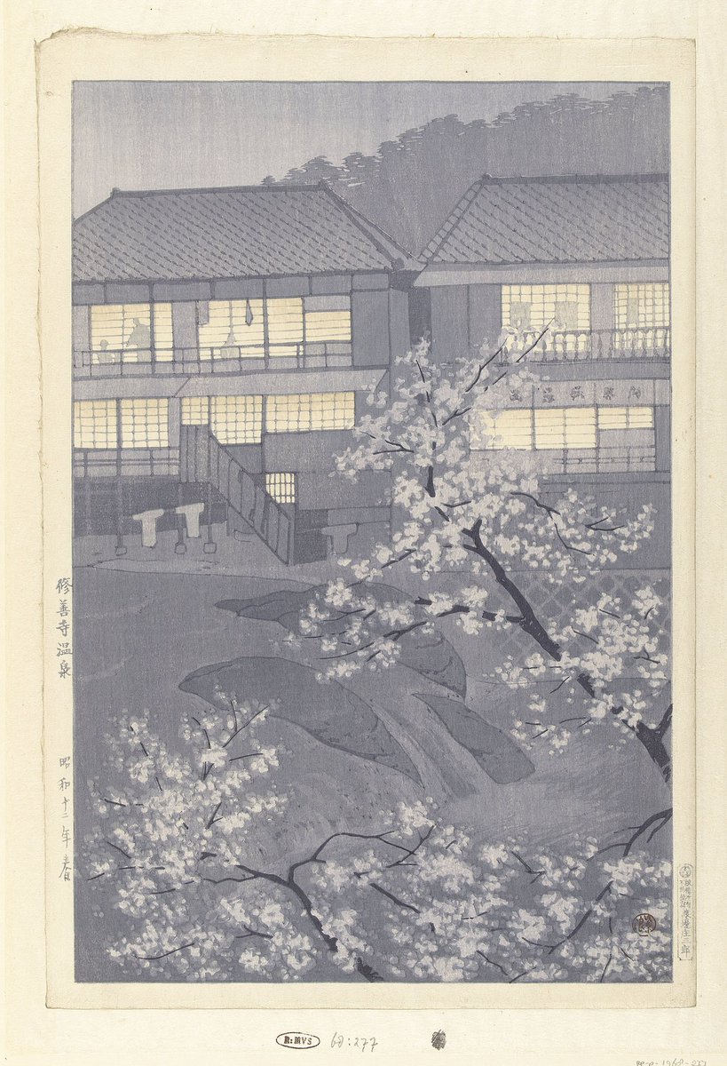 Masterpieces of Japan (@japantracul) on Twitter photo Shizenji Hot Spring by Kasamatsu Shirō (1898-1991)
#shinhanga Shizenji Hot Spring by Kasamatsu Shirō (1898-1991)
#shinhanga