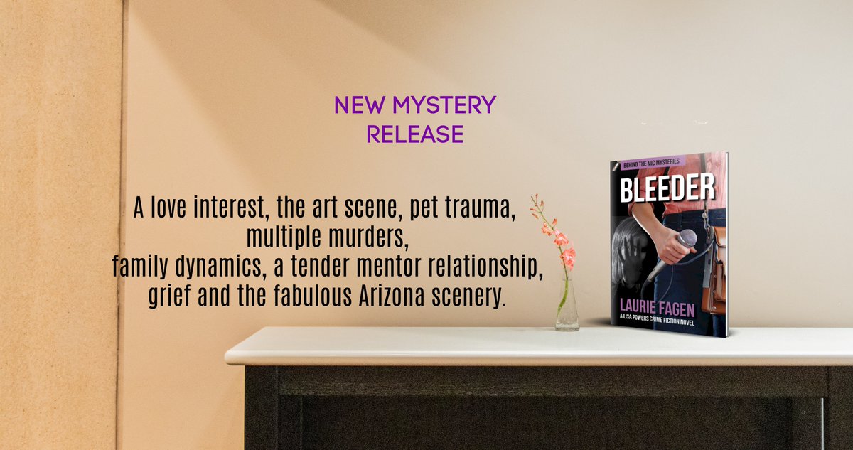 New mystery release! <a href="/LaurieFagen/">Laurie Fagen</a> 
Lisa covers the trial for the cop shooter who took her hostage, and now she must come face-to-face with him in court each day.amazon.com/Bleeder-Behind…
#mystery #CrimeFiction